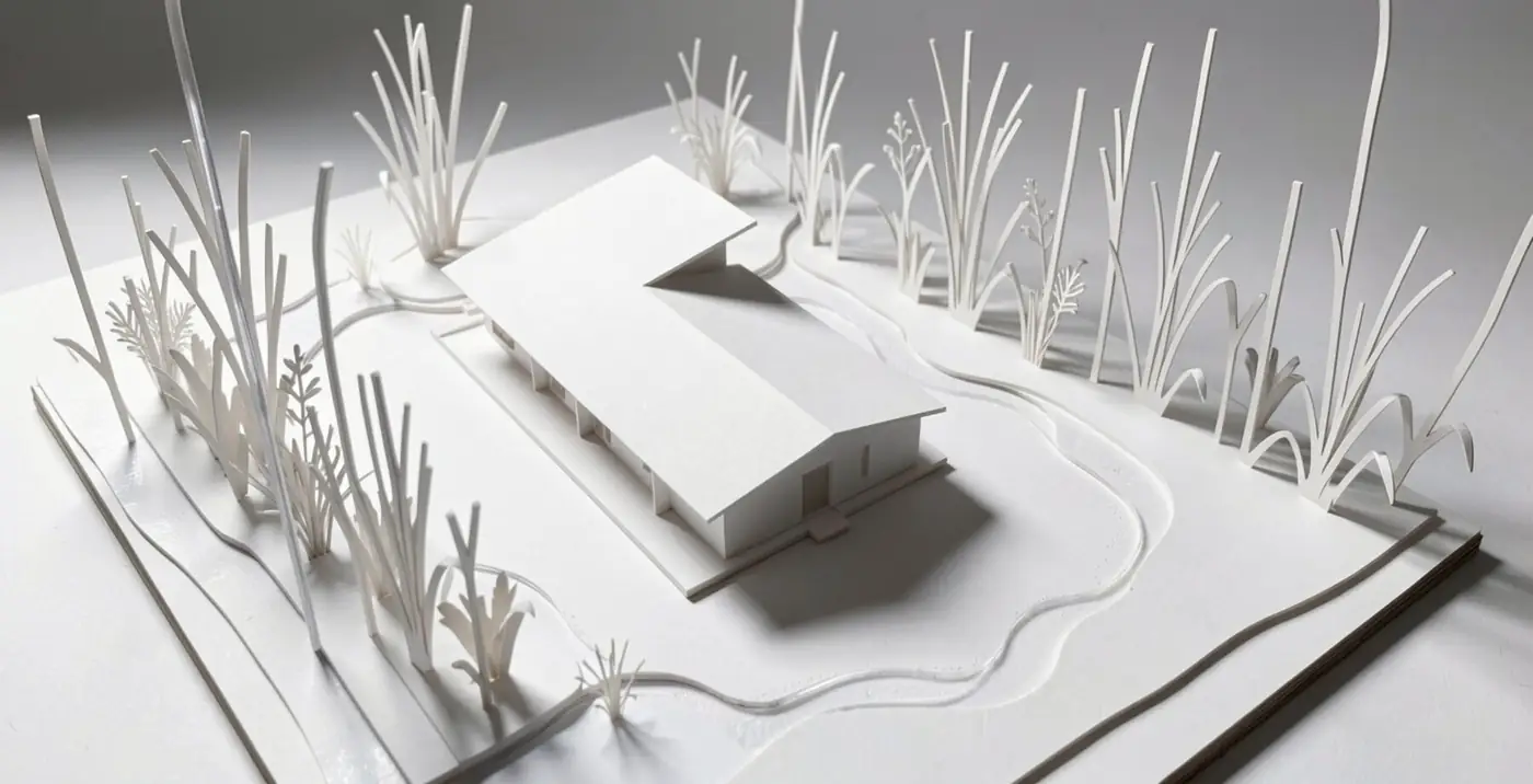Casa María Pinto — maqueta