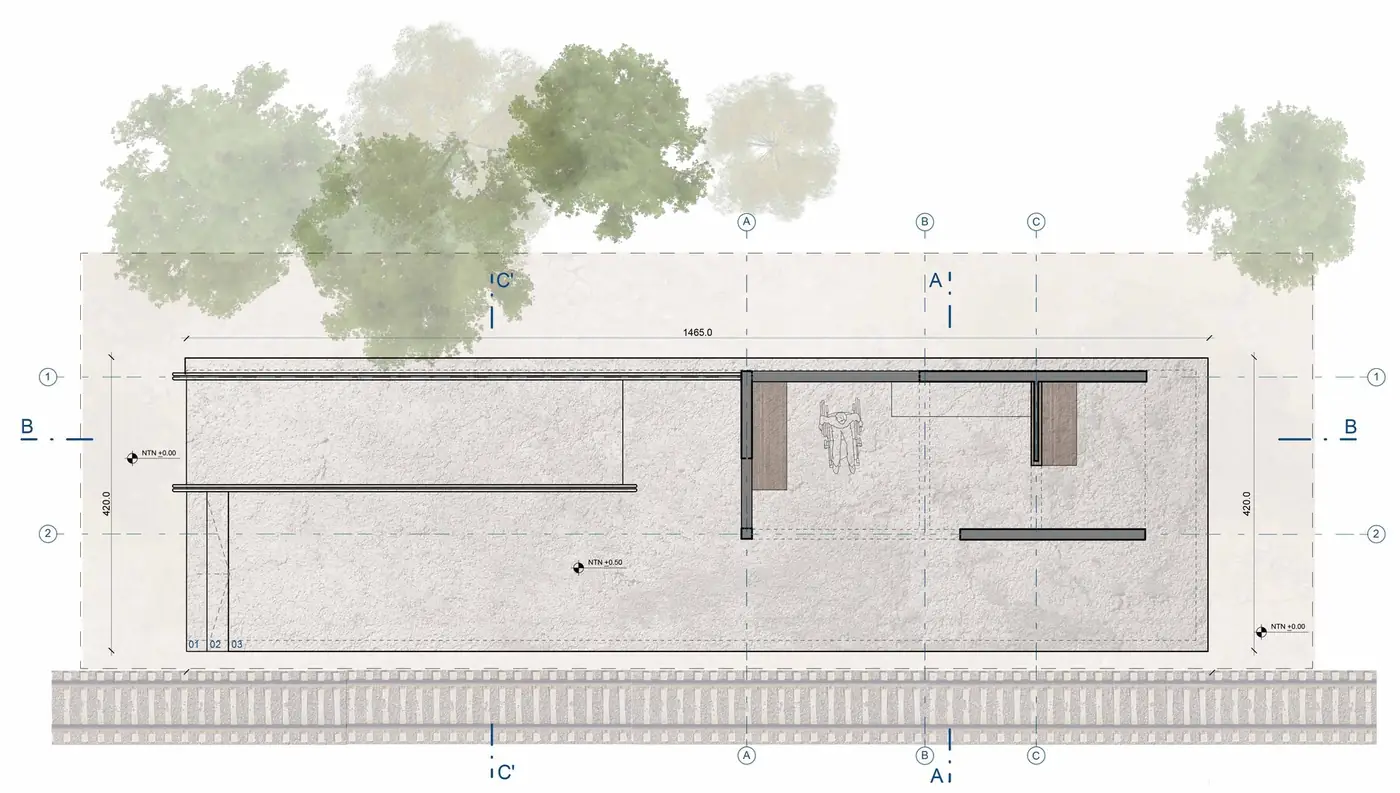 Ramal — planta general de arquitectura