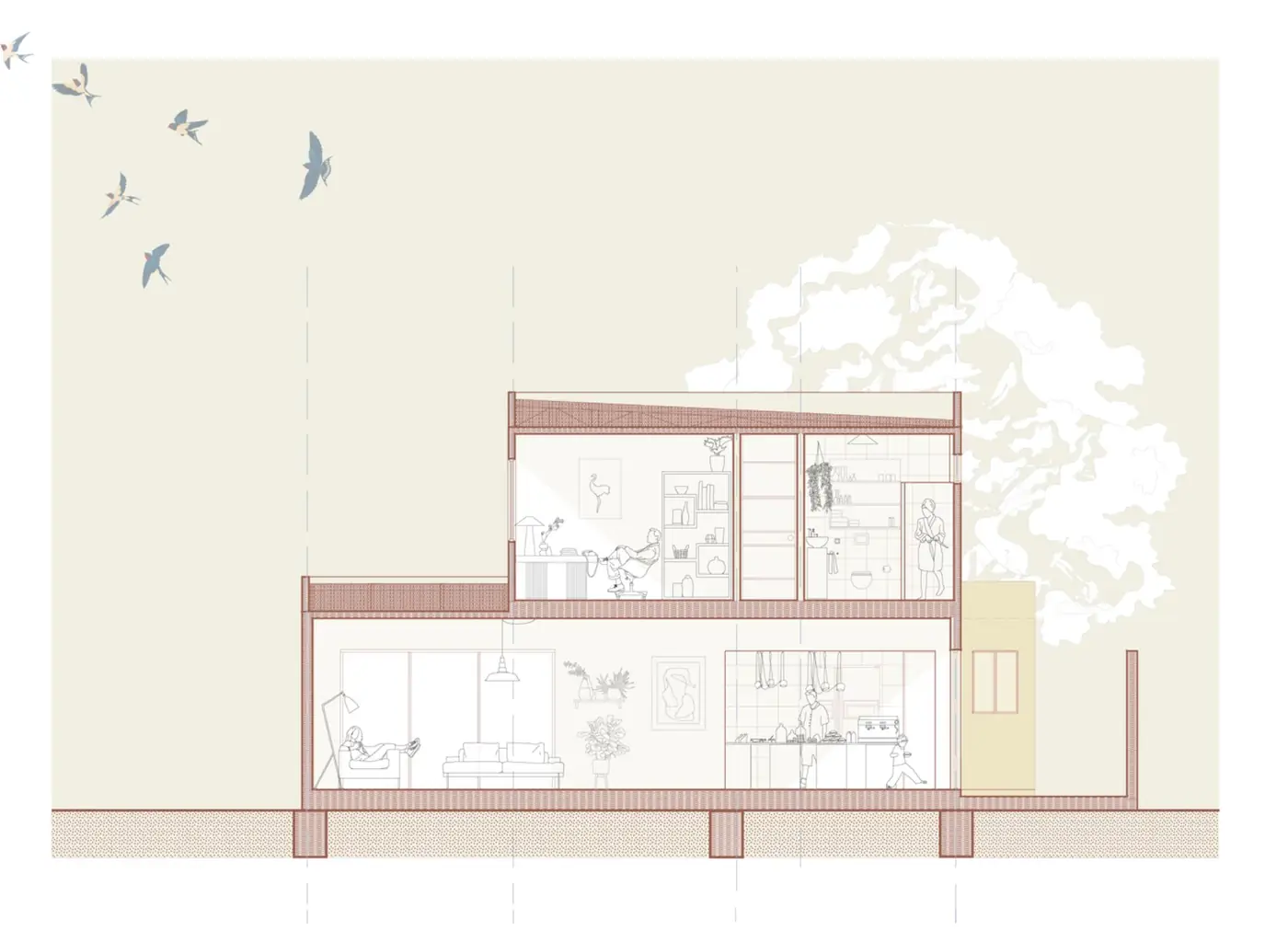 Casa Burchard — corte